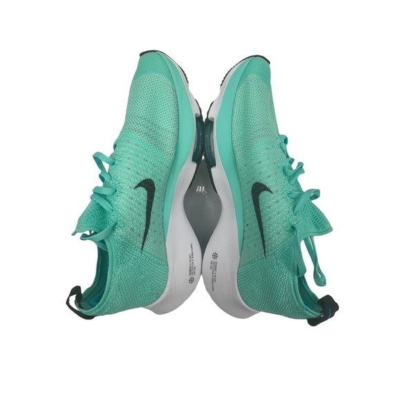 Nike Air Zoom Tempo Flyknit Turquoise Lace Up Sneakers Size 4.5 Youth - Picture 6 of 8